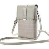 Crocodile Pattern Mini Phone Bag Wallet Purse