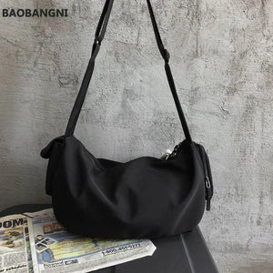 Japanese Nylon Sling Bag Large Capacity Shoulder Handbag