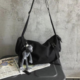 Japanese Nylon Sling Bag Large Capacity Shoulder Handbag