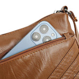 Vintage Shoulder Bag Soft PU Leather Messenger Bag
