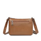 Vintage Shoulder Bag Soft PU Leather Messenger Bag
