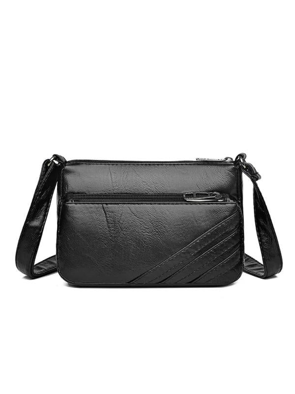 Vintage Shoulder Bag Soft PU Leather Messenger Bag