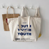 Women's Canvas Tote Bag Shoulder Schoolbag