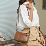 Vintage Crossbody Bags for Women Soft PU Leather Handbag Lady Messenger