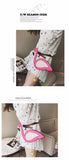 Girls Flamingo Shape Purse Satchel Crossbody Shoulder Bag Messenger Handbag