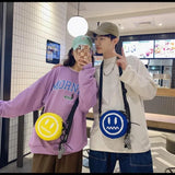 Ugly Japanese Couple Crossbody Small Round Bag Girl
