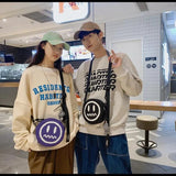 Ugly Japanese Couple Crossbody Small Round Bag Girl