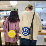 Ugly Japanese Couple Crossbody Small Round Bag Girl
