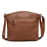 High Capacity Soft Leather Crossbody Bag for Women