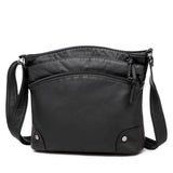 High Capacity Soft Leather Crossbody Bag for Women