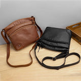 High Capacity Soft Leather Crossbody Bag for Women