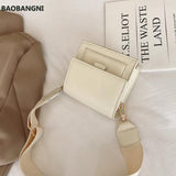 Mini Flip Square bag PU Leather Women's Handbag