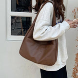 Vintage Soft Leather Shoulder Bag for Ladies Women's Tote Purse