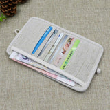 KiKis Linen Vintage Cartoon Wallet for Girls