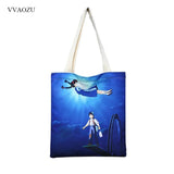 Kiki's Service Cosplay Handbag Spirited Away Canvas Shoulder Bag