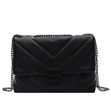 Rivet Chain Crossbody Bag for Women Small Shoulder Handbag