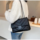 Rivet Chain Crossbody Bag for Women Small Shoulder Handbag