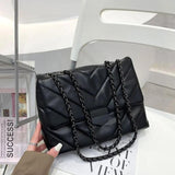 Rivet Chain Crossbody Bag for Women Small Shoulder Handbag