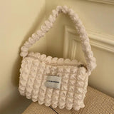 Bubble Flower Shoulder Bag Girl Handbag Large Capacity Shopping
