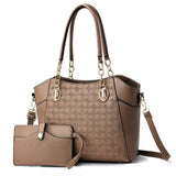PU Leather Large Totes Shoulder Bag for Autumn and Winter