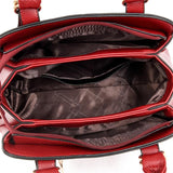 3-Layer Women Handbags High Leather Shoulder Crossbody Tote Bag