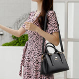 3-Layer Women Handbags High Leather Shoulder Crossbody Tote Bag