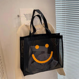 Summer Ins Women Bag Transparent Shoulder Tote Large-capacity Handbag