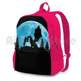 Moon Outdoor Hiking Backpack Waterproof Camping Travel Dragon