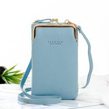 Matte Leather Crossbody Bag Women Mini Shoulder Messenger Clutch Purse Handbag