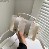 PVC Transparent Graffiti Messenger Female Bag Crossbody Bags