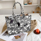 Large Canvas Tote Bag for Women, Top Handle Shoulder Bag