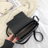 PU Leather Shoulder Bags Women Texture Office Lady Crossbody Flap Bag