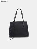 Large Capacity Nylon Shoulder Bags Women Retro Totes OL Casual All-match Underar