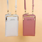 Small Crossbody Bag Matte PU Leather Shoulder Messenger Clutch Bolsas