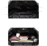 Women Geometric Handbag Hologram Laser Tote Luminous Bag