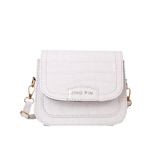 Chain Crossbody Bag Small Square Leather Shoulder Handbag