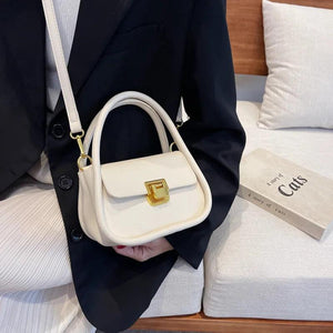 Green Female Shoulder Bags Women PU Leather Crossbody Small Flap Messenger