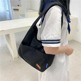 Canvas Shoulder Bag Women's Handbag Big Capacity Totes
