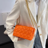 Quilted Crossbody Bags for Women Flap Vintage Clutch Handbag