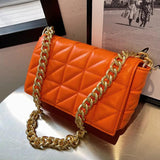 Quilted Crossbody Bags for Women Flap Vintage Clutch Handbag