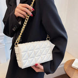 Quilted Crossbody Bags for Women Flap Vintage Clutch Handbag