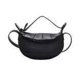 Vintage Stone Pattern PU Leather Crossbody Bag for Women