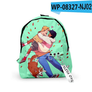 Heartstopper TV Series Backpack Schoolbag Harajuku Rucksack Bag