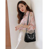 Women's Soft Leather Shoulder Bag Handbag Multi-Layer Classic Crossbody Bag
