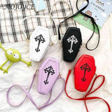 Gothic Coffin Shape Shoulder Handbag