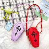 Gothic Coffin Shape Shoulder Handbag