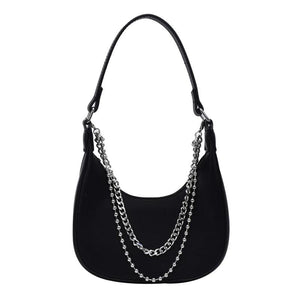 Cow Print Shoulder Bag Clutch Purse Underarm Handbag Satchel