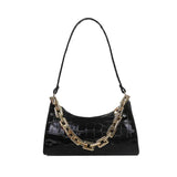 Women's Crocodile Pattern Chain Bag for Travel