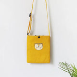 Canvas Shoulder Messenger Bag for Students