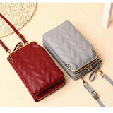 Soft PU Leather Phone Shoulder Bag for Women Mini Crossbody Bags